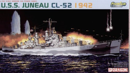 1/700 二战美国 CL-52 朱诺号轻巡洋舰