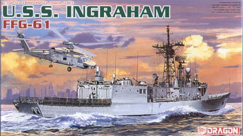 1/700 现代美国 FFG-61 英格拉姆号护卫舰