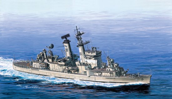 1/700 现代美国 CG-10 奥尔巴尼号导弹巡洋舰