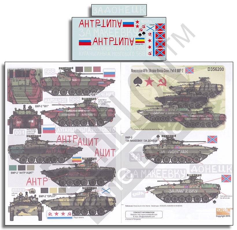 1/35 现代新俄罗斯装甲部队#4"乌克兰危机, BMP-2"