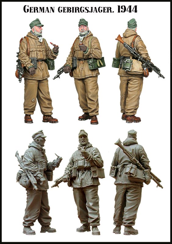 1/35 二战德国山地猎兵1944-1945年