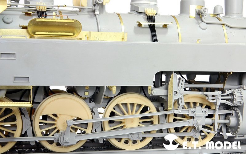 1/35 二战德国 BR86 蒸汽机车车轮改造树脂件(配小号手00217)