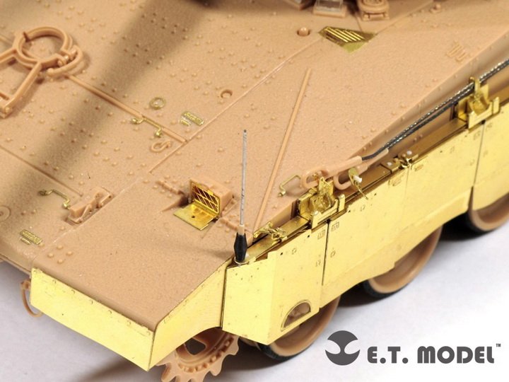 1/35 现代以色列梅卡瓦4型主战坦克侧裙板改造蚀刻片(配爱德美13227)