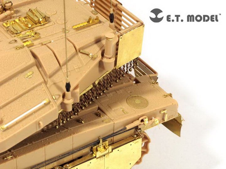 1/35 现代以色列梅卡瓦4型LIC主战坦克改造蚀刻片(配爱德美13227)