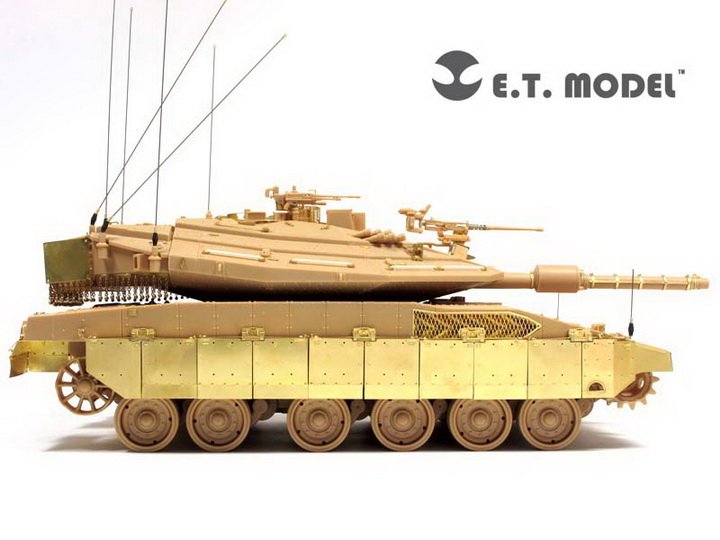1/35 现代以色列梅卡瓦4型LIC主战坦克侧裙板改造蚀刻片(配爱德美13227)