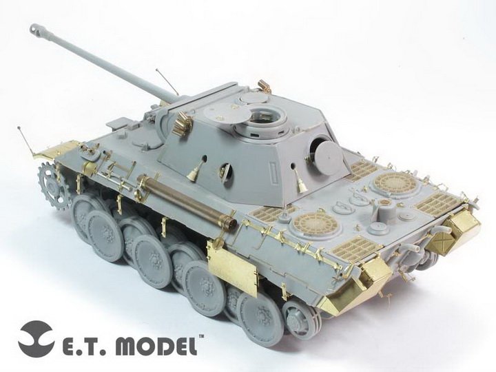 1/35 二战德国豹式中型坦克D型改造蚀刻片(配威龙)