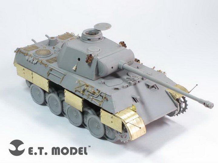 1/35 二战德国豹式中型坦克D型改造蚀刻片(配威龙)