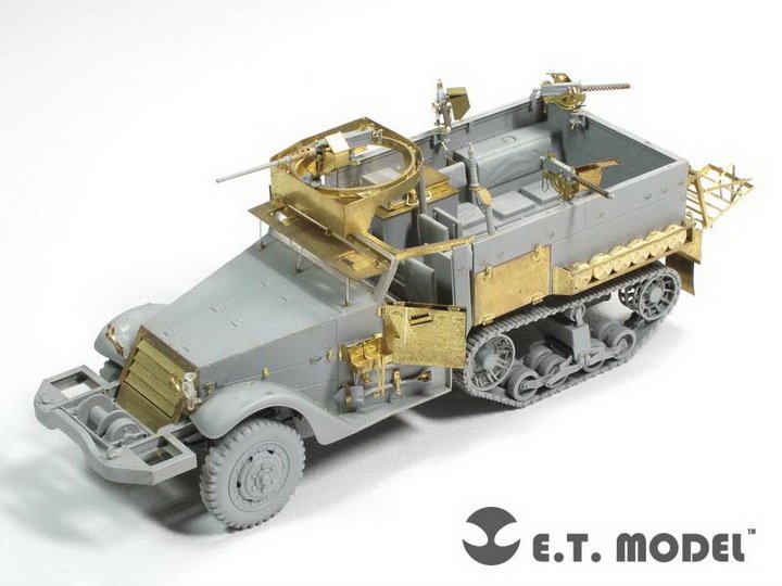 1/35 二战美国 M2A1 半履带装甲车改造蚀刻片(配威龙6329)