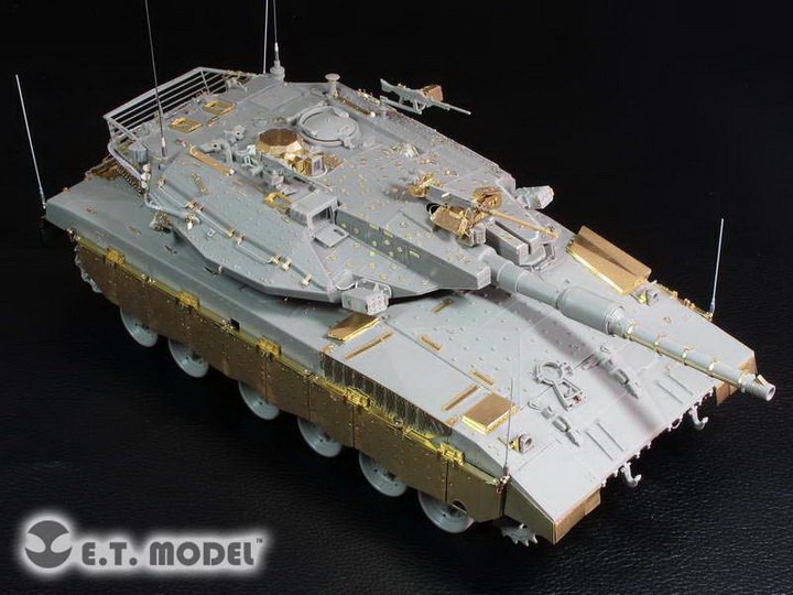1/35 现代以色列梅卡瓦3D型主战坦克改造蚀刻片(配Meng TS-001)