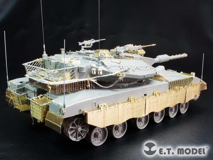 1/35 现代以色列梅卡瓦3D型主战坦克改造蚀刻片(配Meng TS-001)