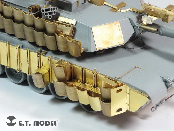 1/35 现代美国 M1A2 SEP TUSK II 艾布拉姆斯主战坦克改造蚀刻片(配威龙3536)