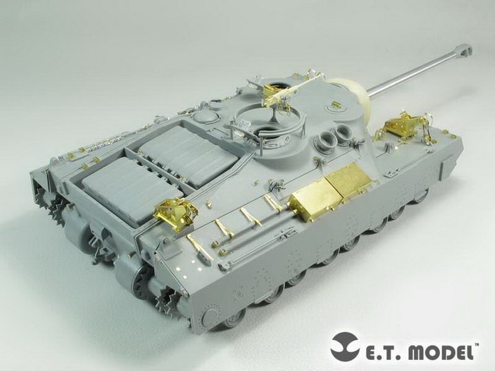 1/35 二战美国 T-28 超重型坦克改造蚀刻片(配威龙6750)