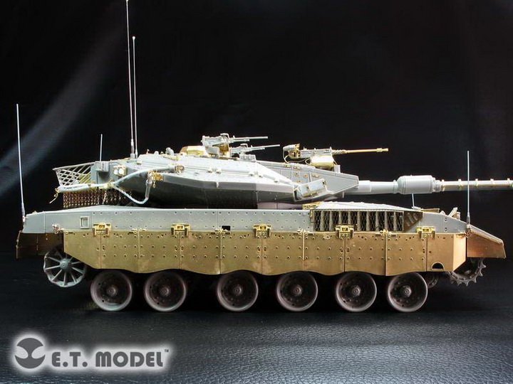 1/35 现代以色列梅卡瓦3D型主战坦克侧裙板改造蚀刻片(配Meng TS-001)