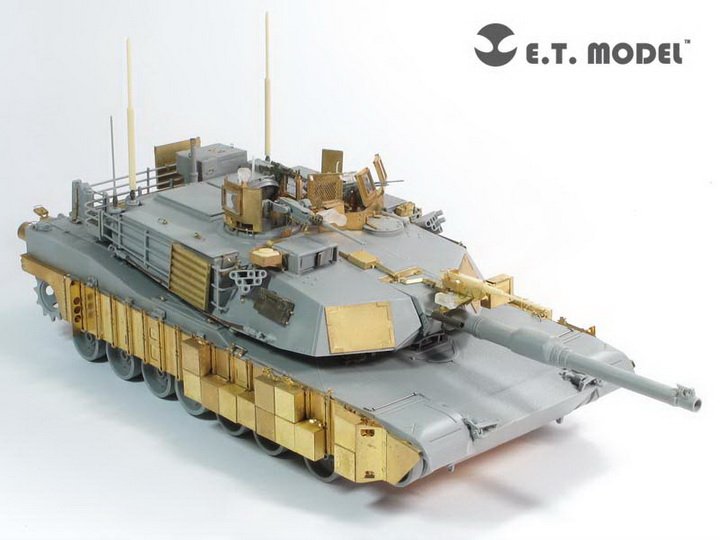 1/35 现代美国 M1A1 TUSK I 艾布拉姆斯主战坦克改造蚀刻片(配威龙3535)