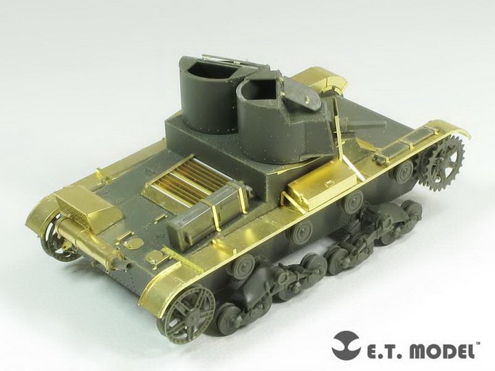 1/35 二战苏联 T-26 轻型坦克1931年型改造蚀刻片(配Hobby Boss 82494)
