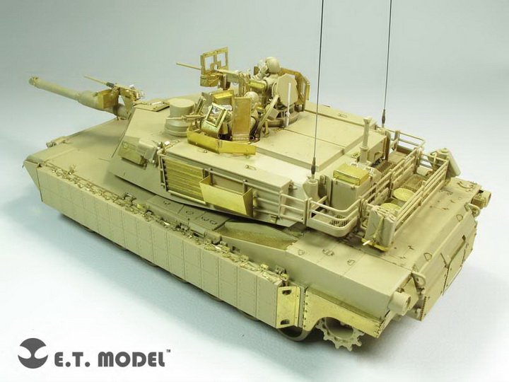 1/35 现代美国 M1A2 SEP TUSK I/II 主战坦克改造蚀刻片(配田宫35326)