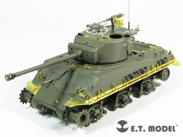 1/35 二战美国 M4A3E8 谢尔曼中型坦克改造蚀刻片(配飞鸟/田宫)