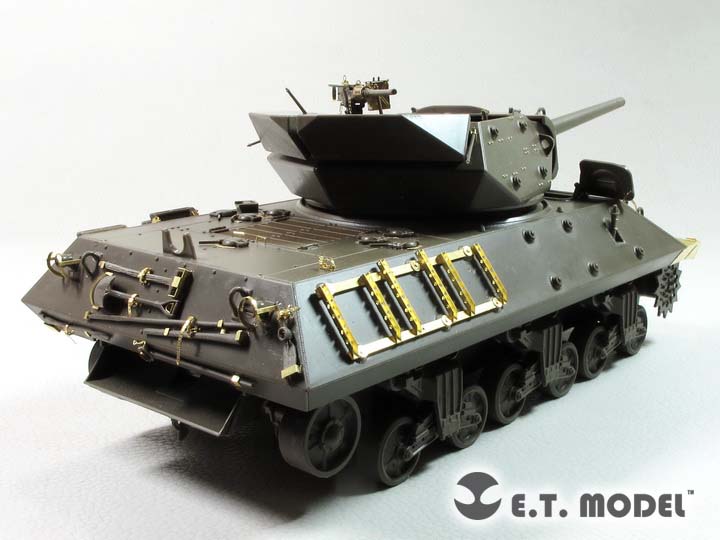 1/35 二战美国 M10 狼獾坦克歼击车中期型改造蚀刻片(配田宫35350)