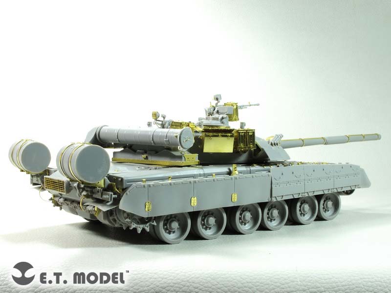 1/35 现代俄罗斯 T-80U 主战坦克改造蚀刻片(配小号手09525)