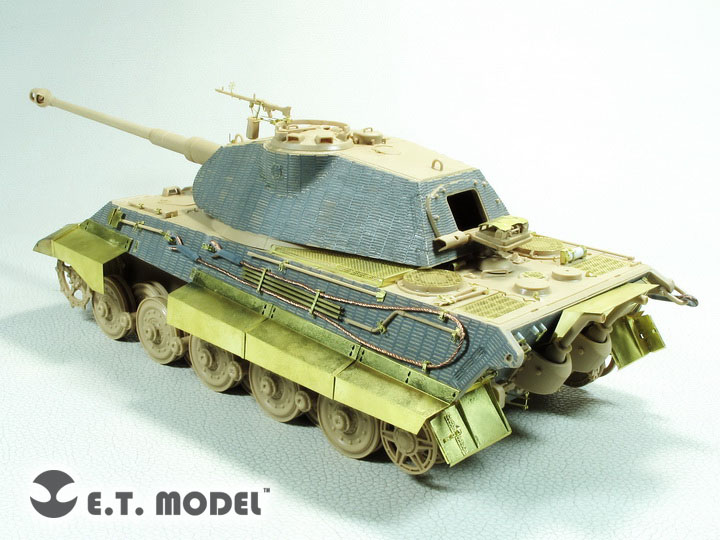 1/35 二战德国虎王重型坦克保时捷型改造蚀刻片(配Meng Model)