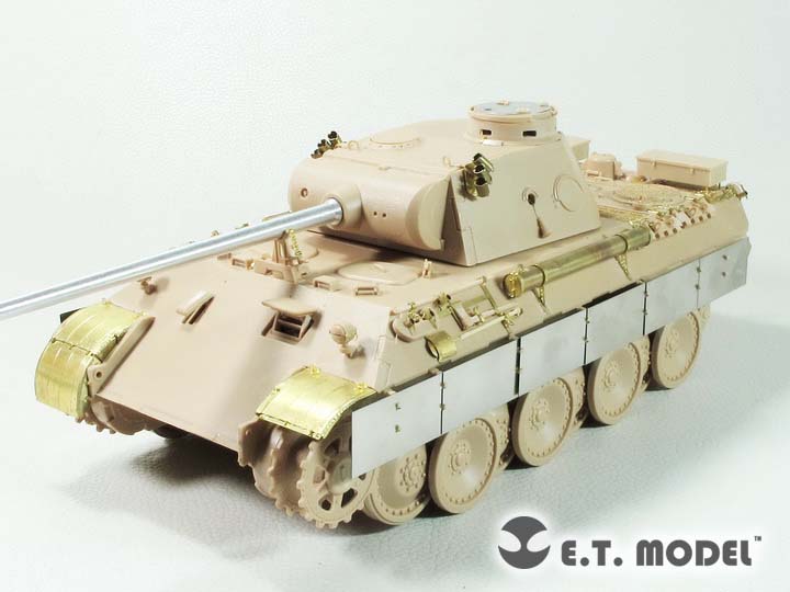1/35 二战德国豹式中型坦克D型(中期/后期型)改造蚀刻片(配Meng Model)
