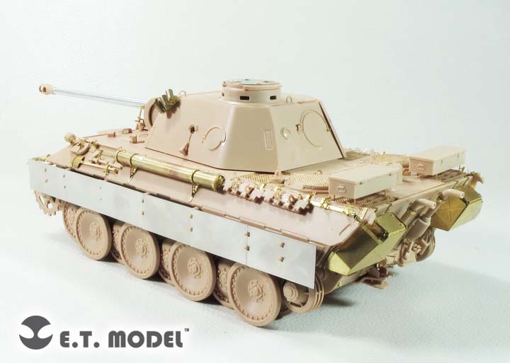 1/35 二战德国豹式中型坦克D型(中期/后期型)改造蚀刻片(配Meng Model)