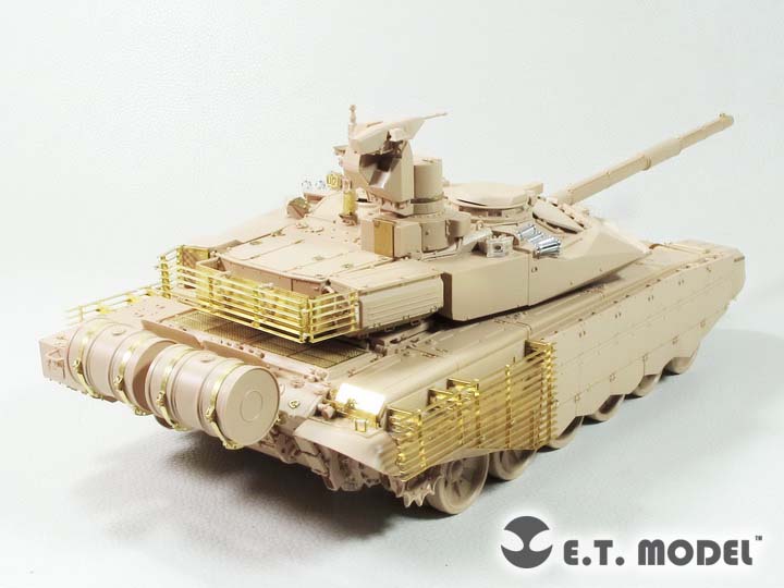 1/35 现代俄罗斯 T-90MS 主战坦克(2011-12年型)改造蚀刻片(配Tiger Model 4612)