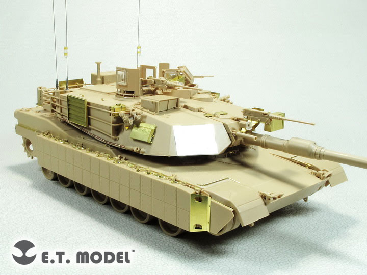 1/35 现代美国 M1A1 AIM, M1A1 TUSK 艾布拉姆斯主战坦克改造蚀刻片(配Meng TS-032)