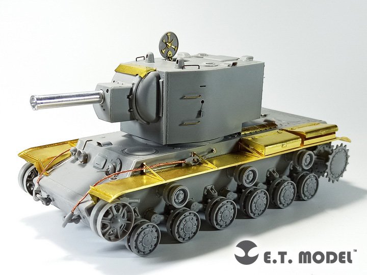 1/35 二战苏联 KV-2 重型坦克基本细节改造蚀刻片(配小号手)