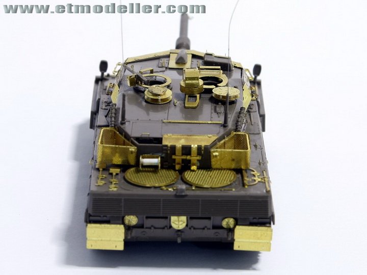 1/72 现代德国豹2A5主战坦克改造蚀刻片(配利华0389)
