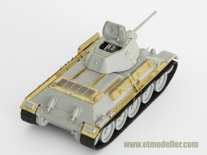1/72 二战苏联 T-34/76 中型坦克1941年型改造蚀刻片(配威龙)