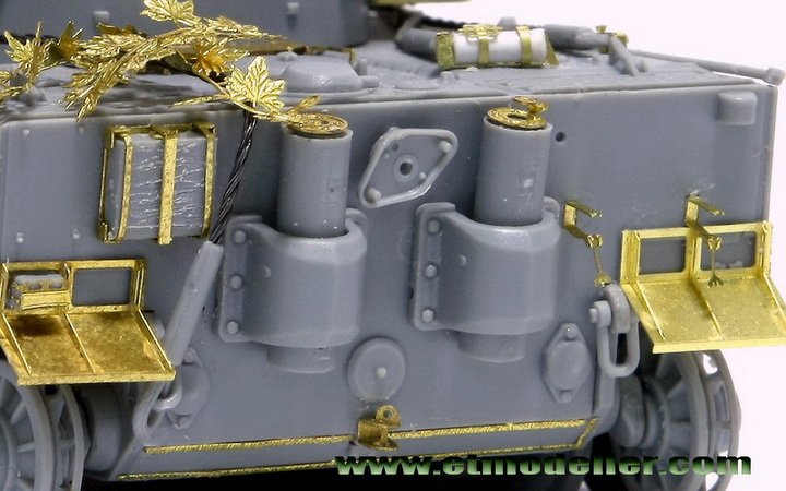 1/72 二战德国虎I重型坦克极初期型改造蚀刻片(配威龙7370)