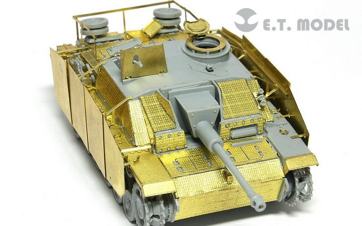 1/72 二战德国三号突击炮G型初期型改造蚀刻片(配威龙7283)