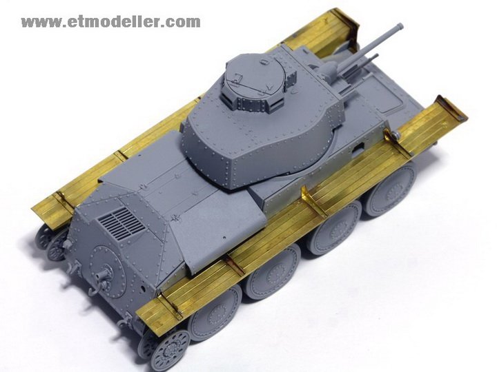1/35 二战德国 Pz.Kpfw.38(t) 轻型坦克挡泥板改造蚀刻片(配威龙)