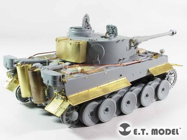 1/35 二战德国虎I重型坦克初期型挡泥板与侧裙板改造蚀刻片(配威龙)