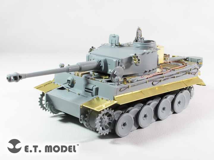 1/35 二战德国虎I重型坦克初期型挡泥板与侧裙板改造蚀刻片(配威龙)