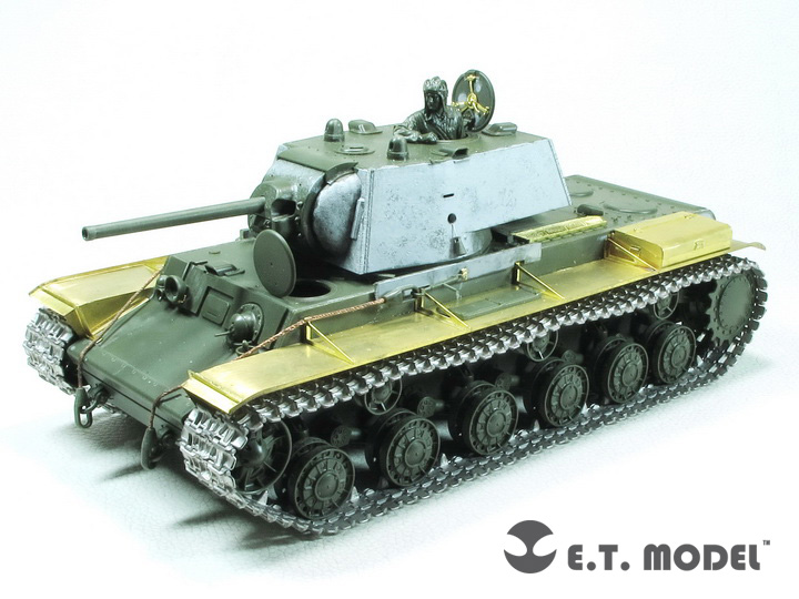 1/35 二战苏联 KV-1 重型坦克挡泥板改造蚀刻片(配田宫35372)