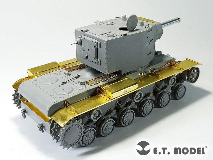 1/35 二战苏联 KV-2 重型坦克挡泥板改造蚀刻片(配小号手)