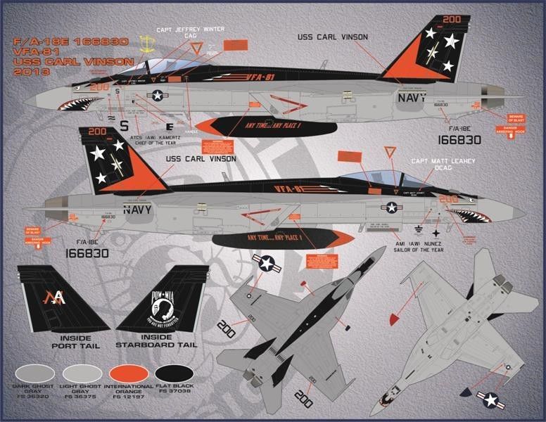 1/32 F/A-18E/F 超级大黄蜂战斗机"航空联队全明星"(1)