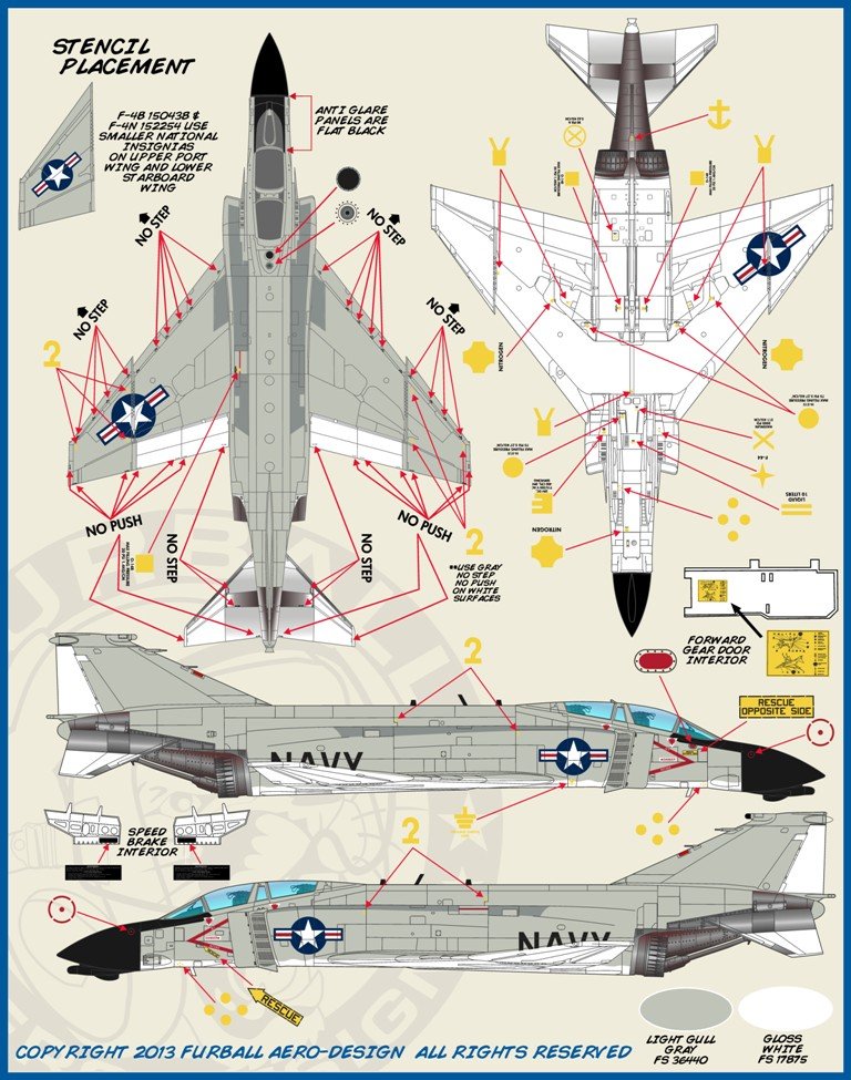 1/48 F-4B/N 鬼怪II战斗机"航空联队全明星"(2)