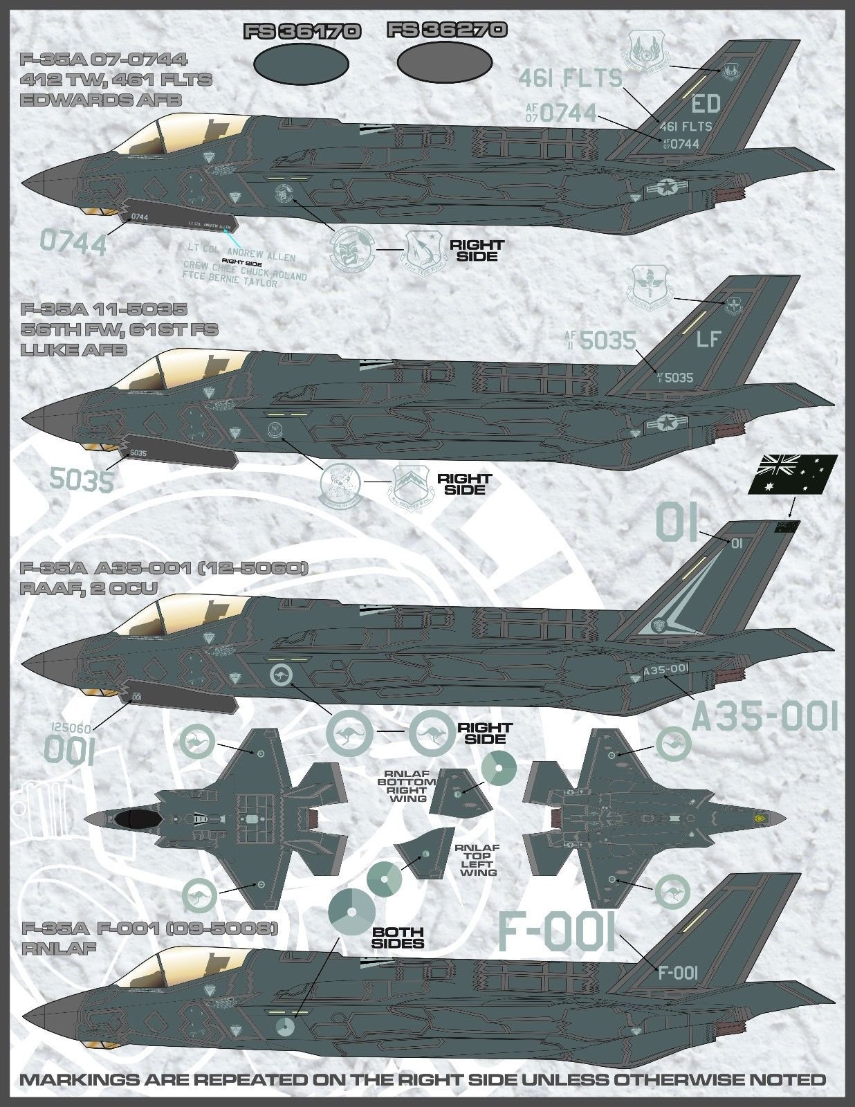 1/48 F-35A 闪电II战斗机"精选集"#1