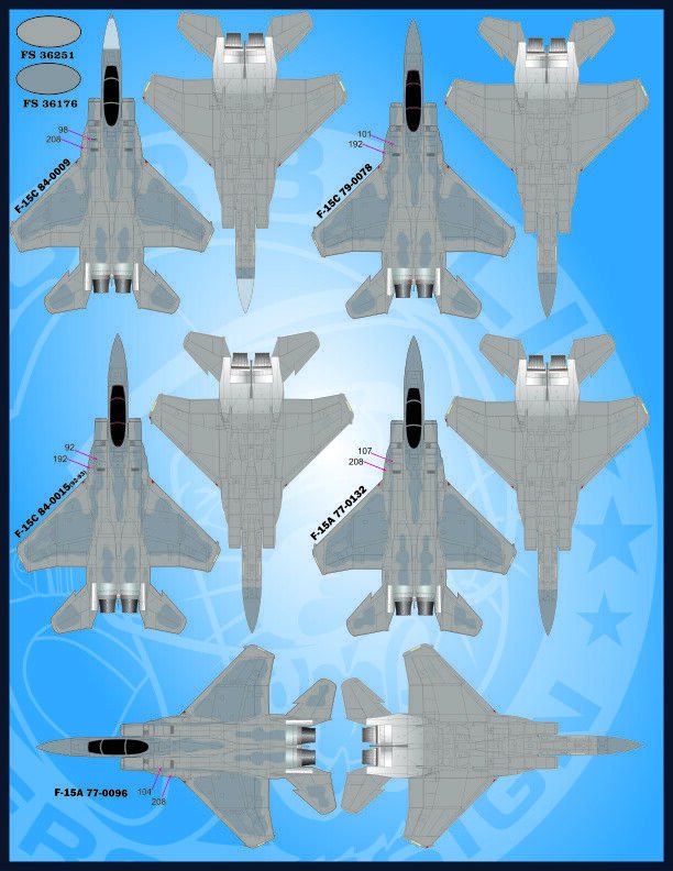 1/48 F-15A/C/D 鹰式战斗机"美国驻欧空军"