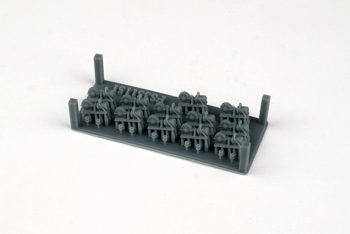 1/350 二战日本海军舰艇物资搬运用绞盘(12台)3D打印精密树脂件