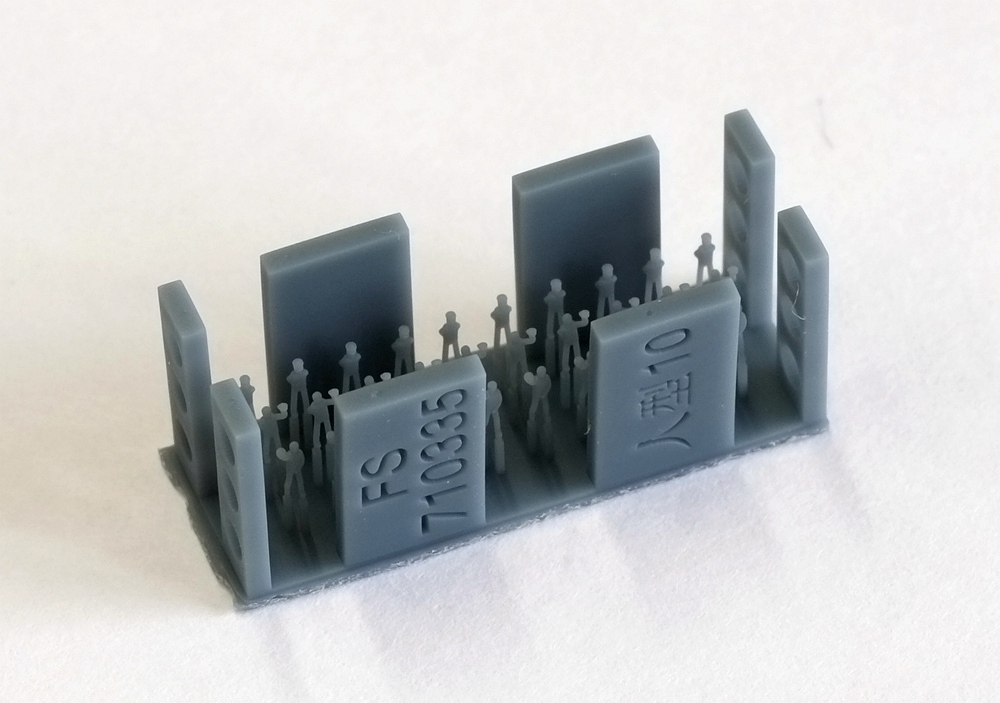 1/700 3D树脂船员(10)(7种姿势, 共70人)3D打印产品
