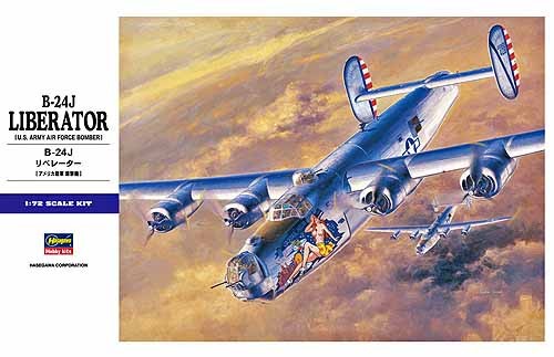 1/72 二战美国 B-24J 解放者重型轰炸机