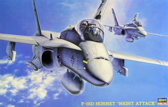 1/48 现代美国 F/A-18D 大黄蜂战斗机夜间攻击型