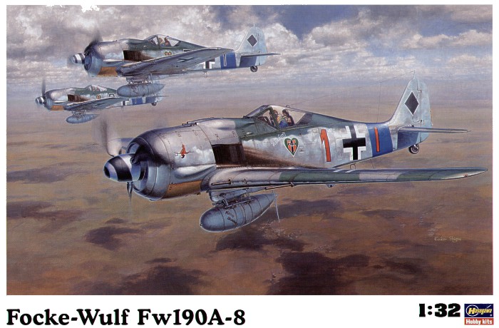 1/32 二战德国 Fw190A-8 福克武尔夫战斗机