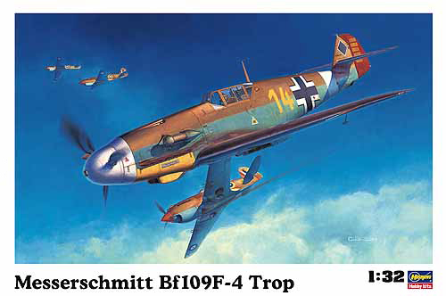 1/32 二战德国 Bf109F-4 梅塞施米特战斗机热带型