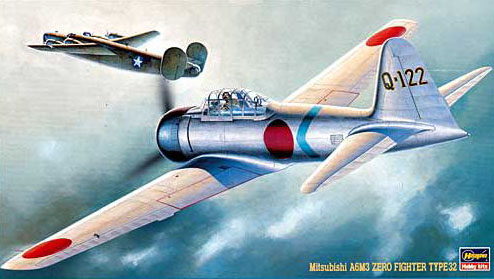 1/48 二战日本 A6M3 三菱零式舰上战斗机三二型