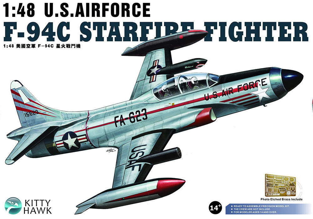 1/48 现代美国 F-94C 星火战斗机